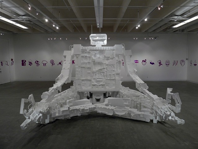 Michael Salter’s Styrobot Sculptures